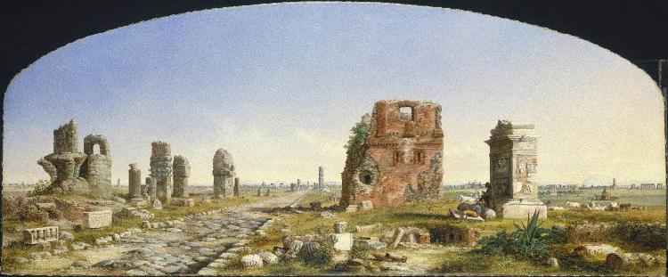 unknow artist The Appian Way oil painting image
